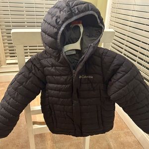 Like New! Boys Columbia Black Coat Size XXS (4-5)